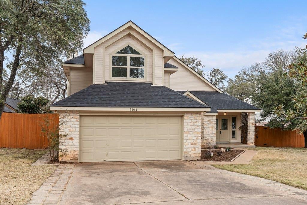 View 3104 Sasparilla Cv in Shady Hollow Sec 06 Ph B 3104 Sasparilla Cv - front exterior - Luxury home in Shady Hollow Sec 06 Ph B, Austin, TX