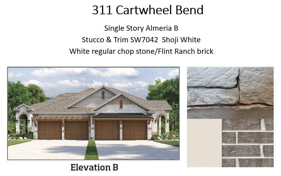 View 311 Cartwheel BND in The Vineyards at Rough Hollow 311 Cartwheel BND - front exterior - Luxury home in The Vineyards at Rough Hollow, Austin, TX