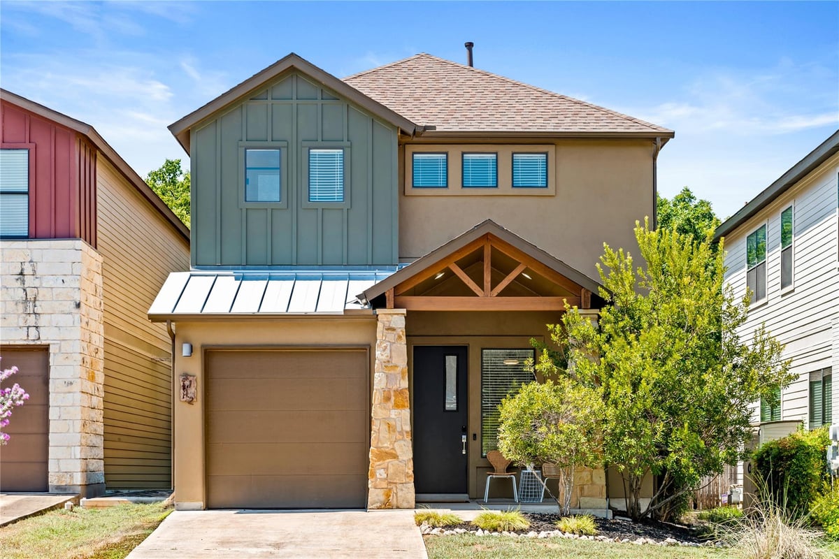3112 Corbin Ln - front exterior - Luxury home in Crossing At Bouldin Creek The, Austin, TX