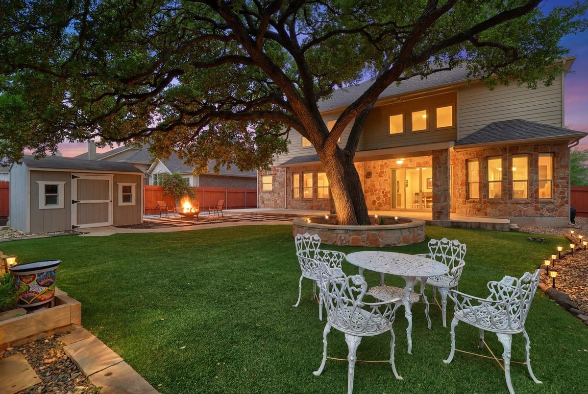 View 3118 Media Dr in Caballo Ranch 3118 Media Dr - front exterior - Luxury home in Caballo Ranch, Cedar Park, TX