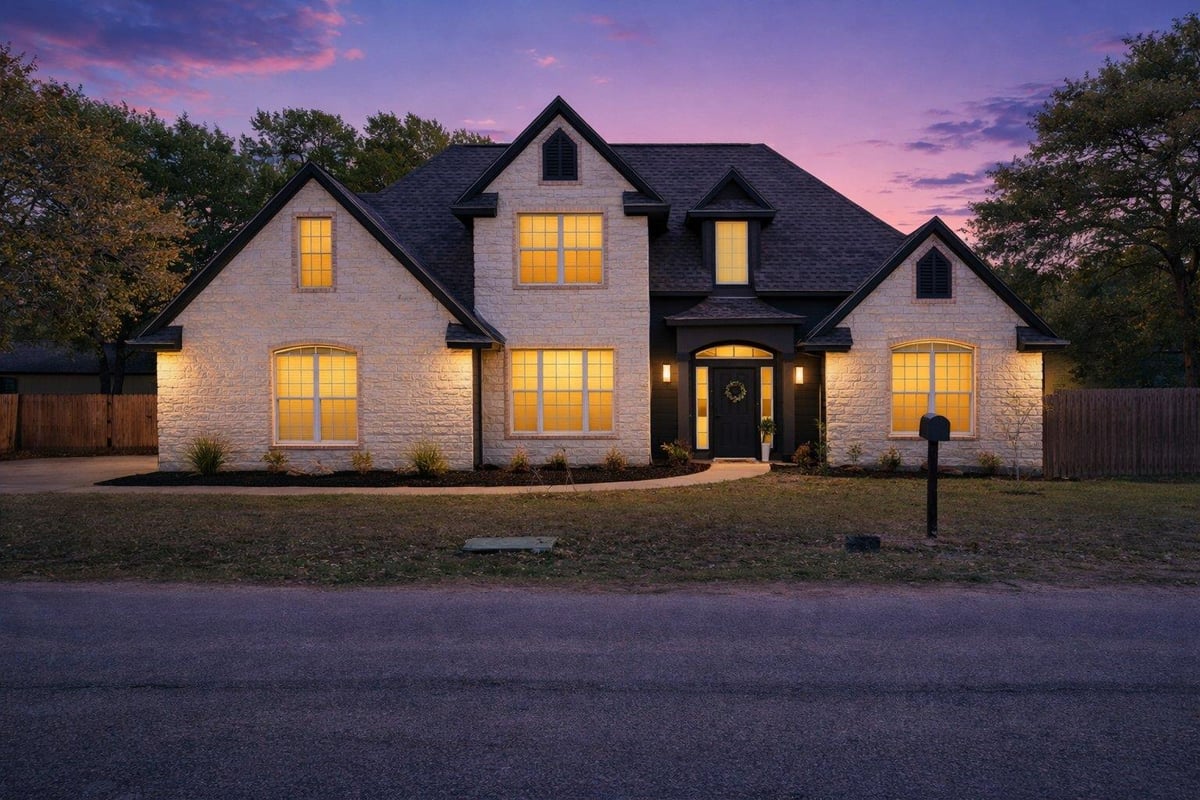 View 312 Country Club Dr in Frisch Auf - Reserve A 623 312 Country Club Dr - front exterior - Luxury home in Frisch Auf - Reserve A 623, La Grange, TX