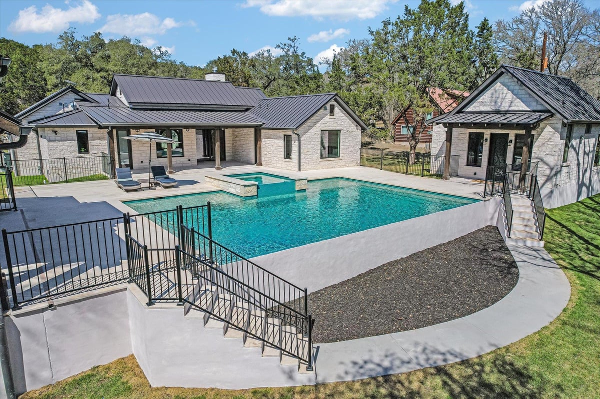 View 312 Rancho Grande DR in Rancho Grande 312 Rancho Grande DR - property photo 1 - Luxury home in Rancho Grande, Wimberley, TX