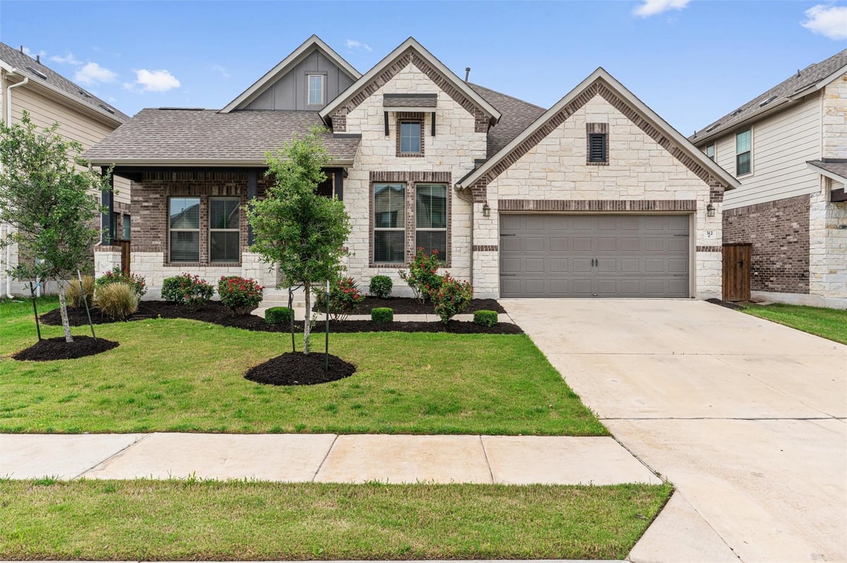 View 312 Rieti Pkwy in Santa Rita Ranch 312 Rieti Pkwy - front exterior - Luxury home in Santa Rita Ranch, Liberty Hill, TX