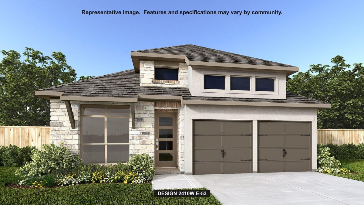 3125 Holy HL - front exterior - Luxury home in Parkside on the River, Georgetown, TX