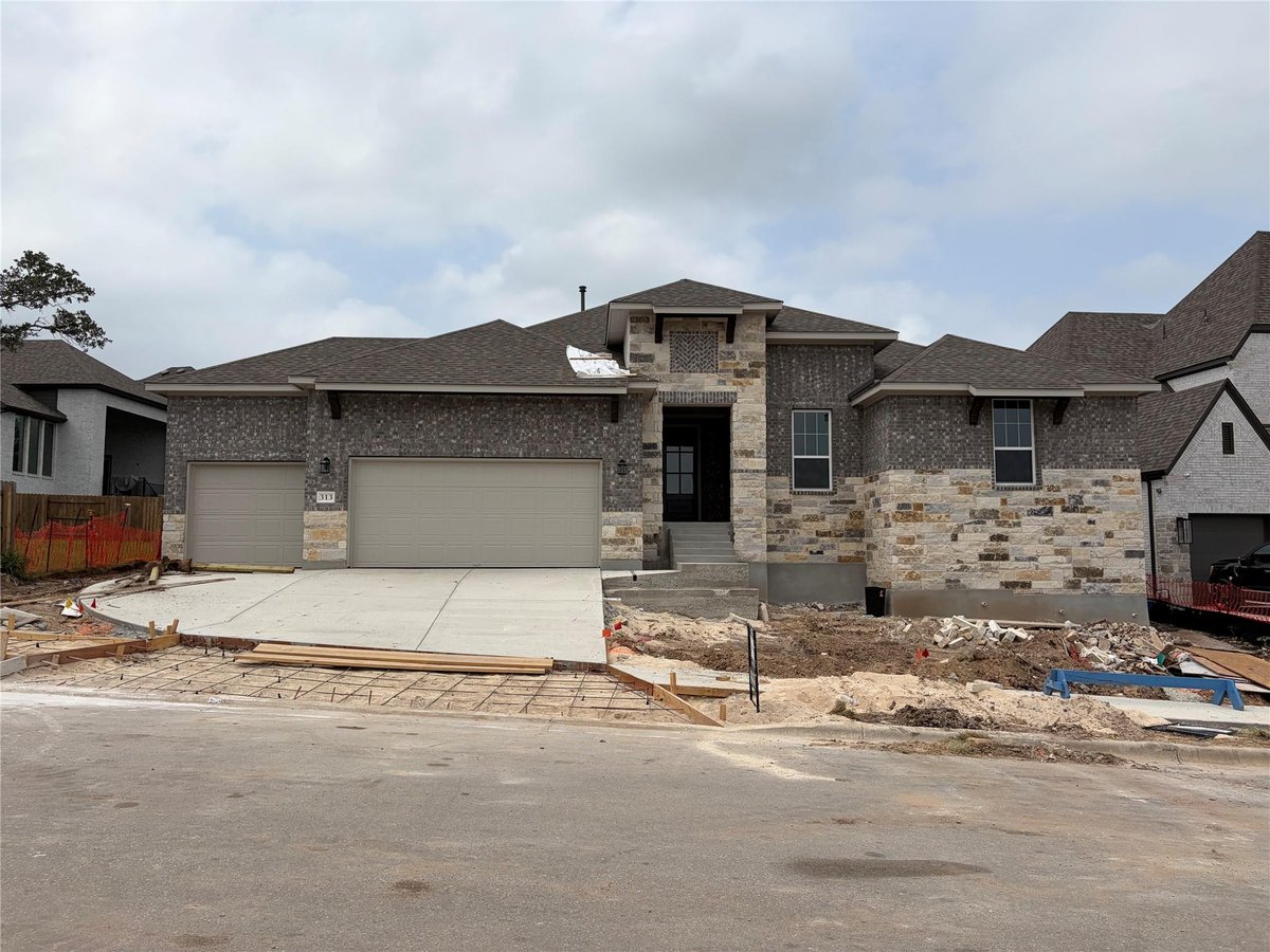 View 313 Knockout Rose Dr in La Cima 313 Knockout Rose Dr - front exterior - Luxury home in La Cima, San Marcos, TX
