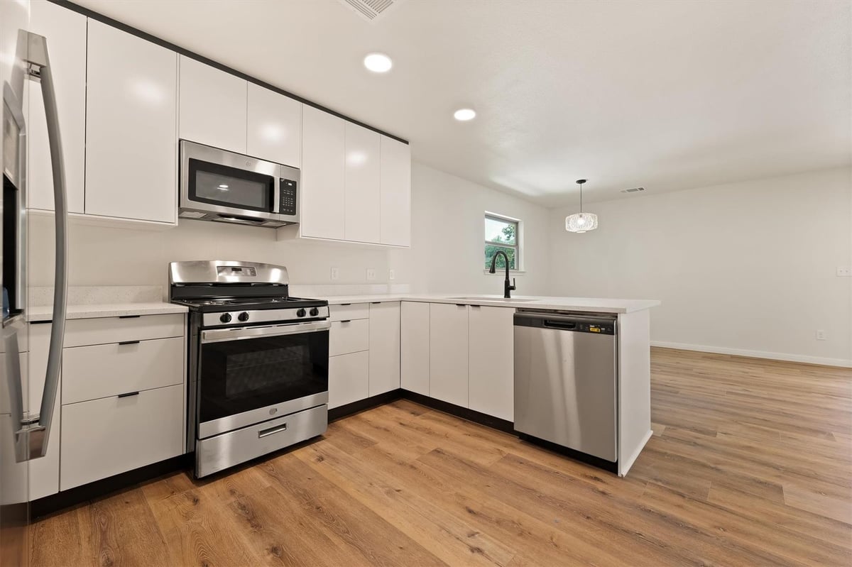 Kitchen at 313 Mill St - A M Ramsay, San Marcos, TX