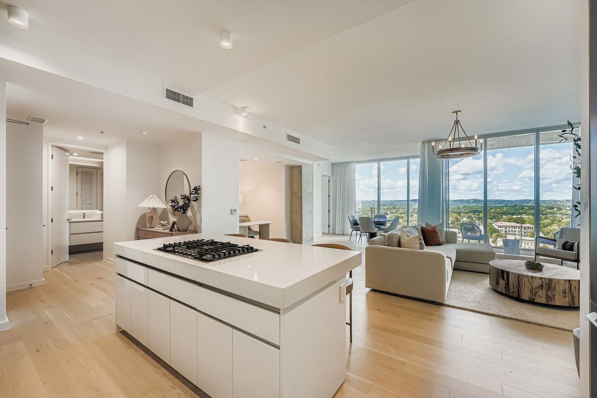 View 313 W 17th ST Unit #1404 in Linden Condos 313 W 17th ST Unit #1404 - front exterior - Luxury home in Linden Condos, Austin, TX