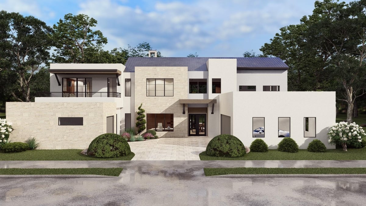 View 314 Clubhouse Dr in Enclave at Yaupon 314 Clubhouse Dr - front exterior - Luxury home in Enclave at Yaupon, Lakeway, TX