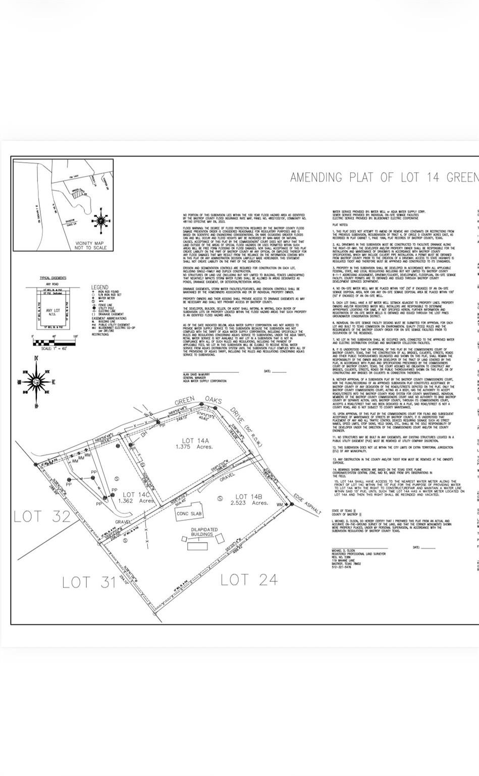 View 314 Green Oaks DR Unit #Lot 14-B in Green Oaks 314 Green Oaks DR Unit #Lot 14-B - front exterior - Luxury lot in Green Oaks, Bastrop, TX