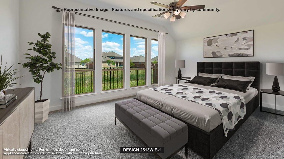 Primary bedroom at 315 Foxfire Cv - 4 bed 3 bath home