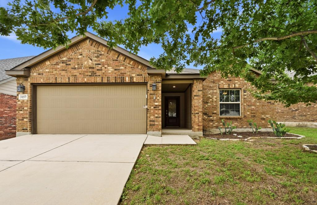 View 3157 Pinecone Cv in Highland Grove 6 3157 Pinecone Cv - front exterior - Luxury home in Highland Grove 6, New Braunfels, TX