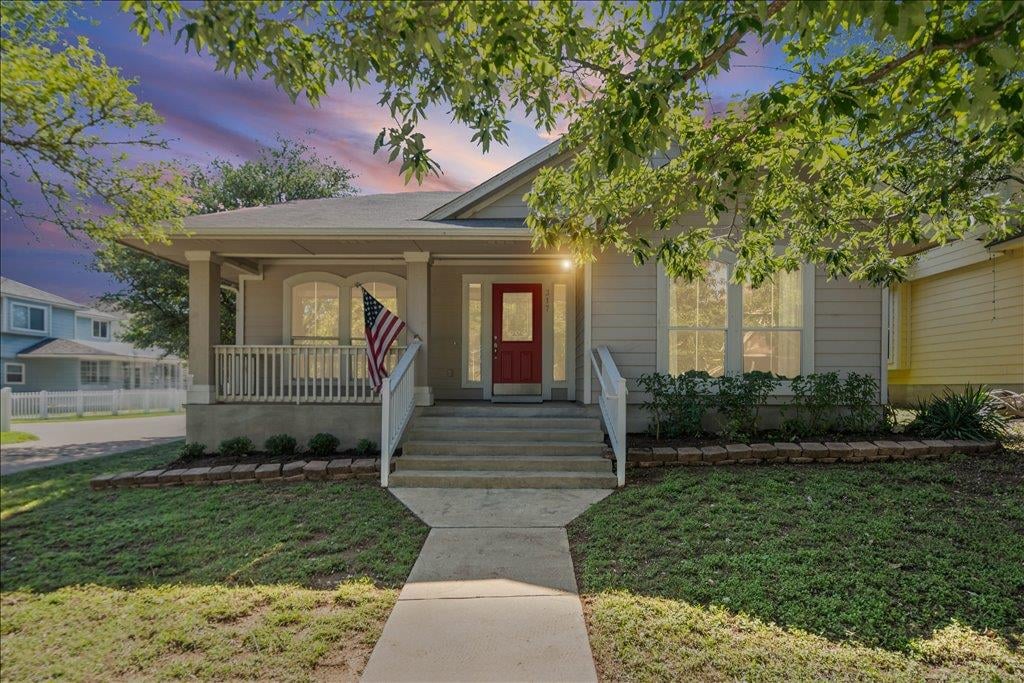 View 317 Bandstand LN in Forest Oaks 317 Bandstand LN - front exterior - Luxury home in Forest Oaks, Cedar Park, TX