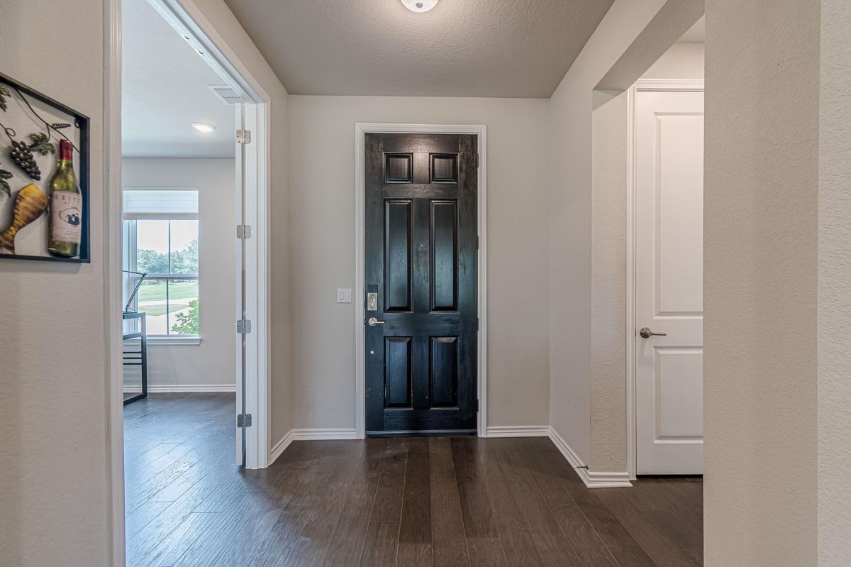 Primary bedroom at 318 Dancing Oak Ln Unit #104 - 2 bed 2 bath home