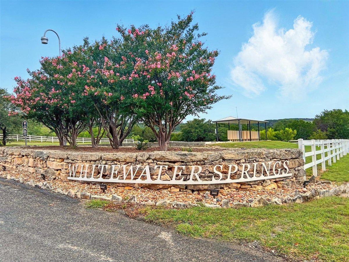 View 318 Whitewater Dr in Whitewater Spgs 318 Whitewater Dr - front exterior - Luxury lot in Whitewater Spgs, Bertram, TX