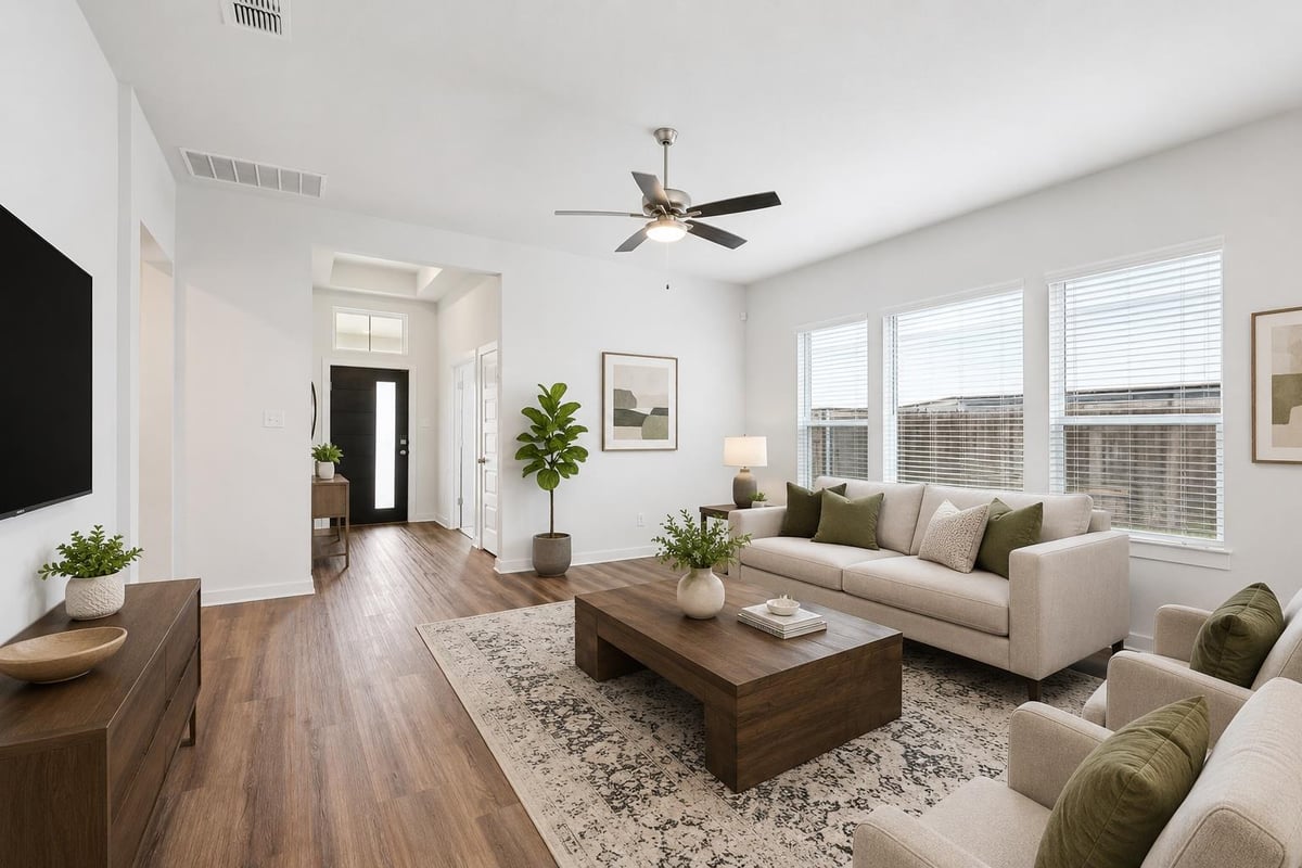 Primary bedroom at 319 William Moon Way - 3 bed 2 bath home