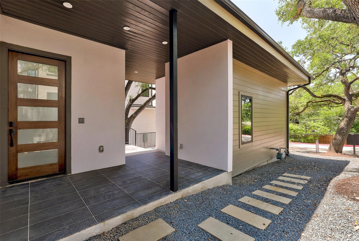 View 3208 Clawson RD Unit #2 in Cartwright 3208 Clawson RD Unit #2 - front exterior - Luxury home in Cartwright, Austin, TX