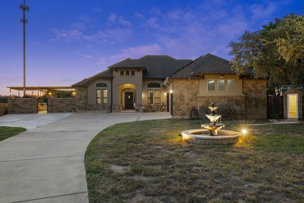 View 321 Sarahs LN in Cierra Vista 321 Sarahs LN - front exterior - Luxury home in Cierra Vista, Liberty Hill, TX