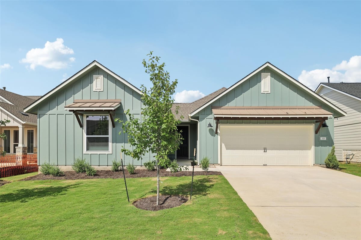 View 321 Sweeping Sage Ln in Kissing Tree 321 Sweeping Sage Ln - front exterior - Luxury home in Kissing Tree, San Marcos, TX