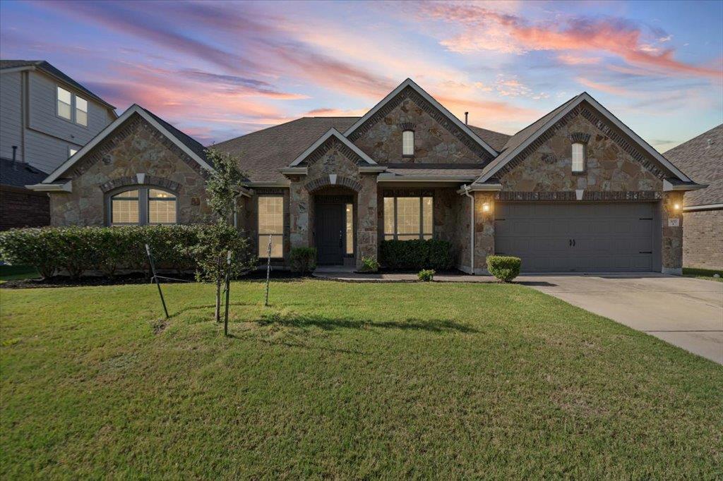 View 3217 Falconers WAY in Lakeside At Blackhawk 02 Ph 1A 3217 Falconers WAY - front exterior - Luxury home in Lakeside At Blackhawk 02 Ph 1A, Pflugerville, TX