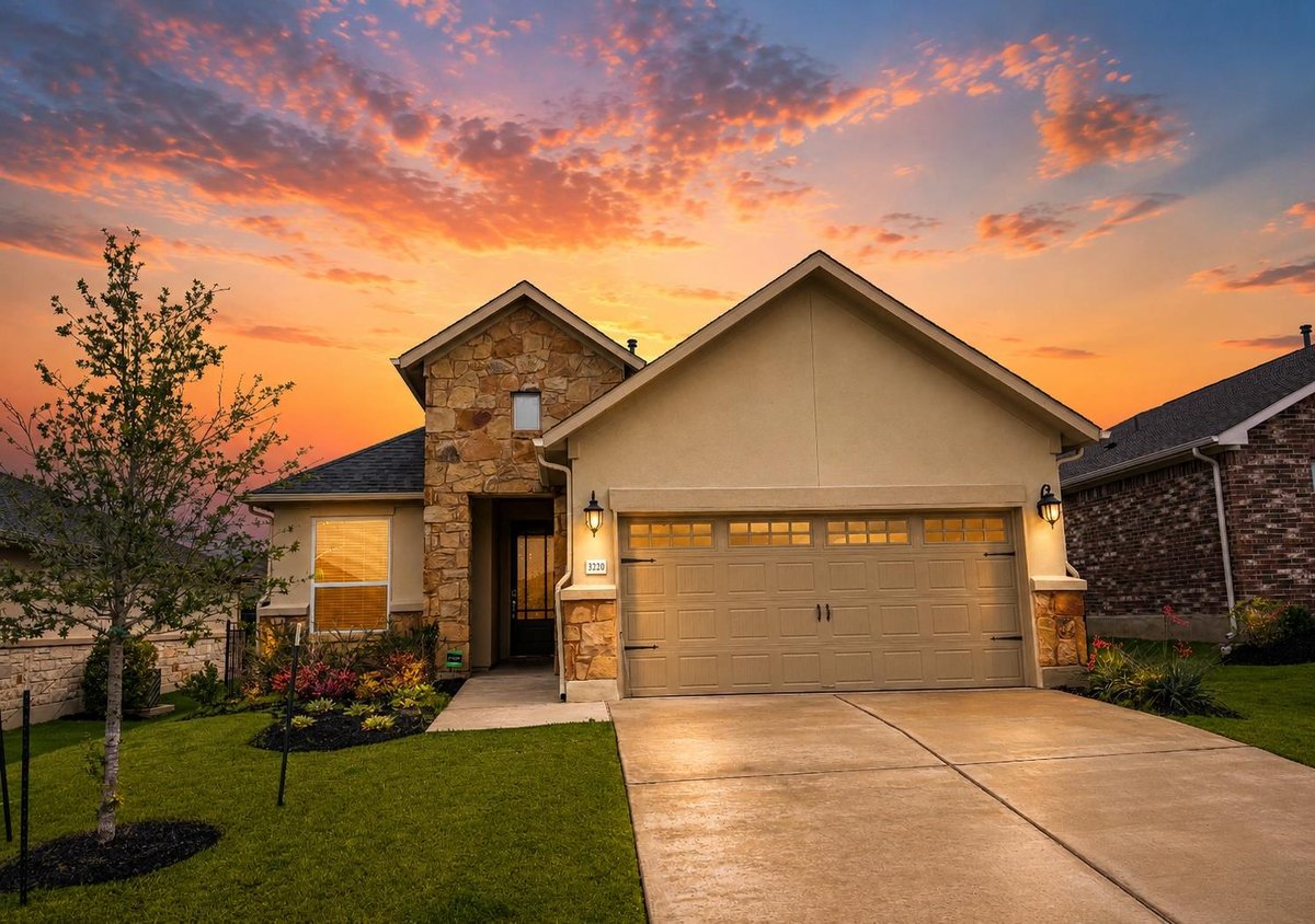 View 3220 Drago DR in Vizcaya Ph 5E 3220 Drago DR - front exterior - Luxury home in Vizcaya Ph 5E, Round Rock, TX