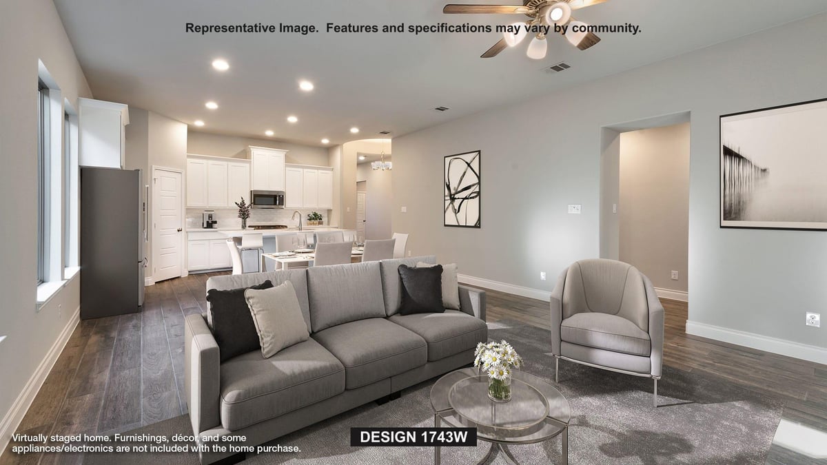 Living area at 324 Covered Bridge Trl - 3 bed 2 bath home
