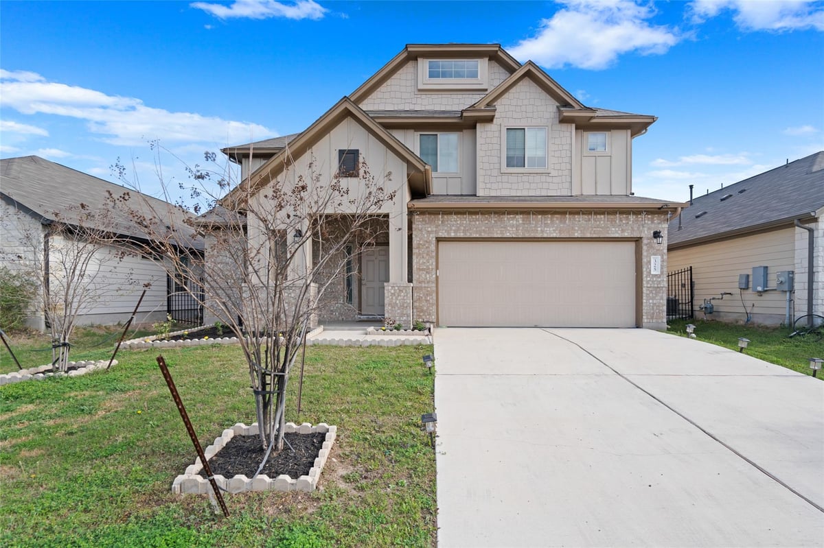 View 325 La Joya Pass in Larkspur 325 La Joya Pass - front exterior - Luxury home in Larkspur, Leander, TX