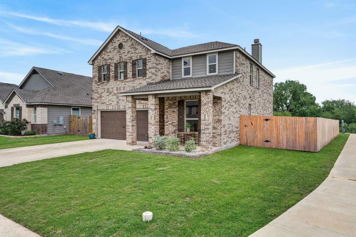 View 326 Linden St in Piney Creek Bend 326 Linden St - front exterior - Luxury home in Piney Creek Bend, Bastrop, TX