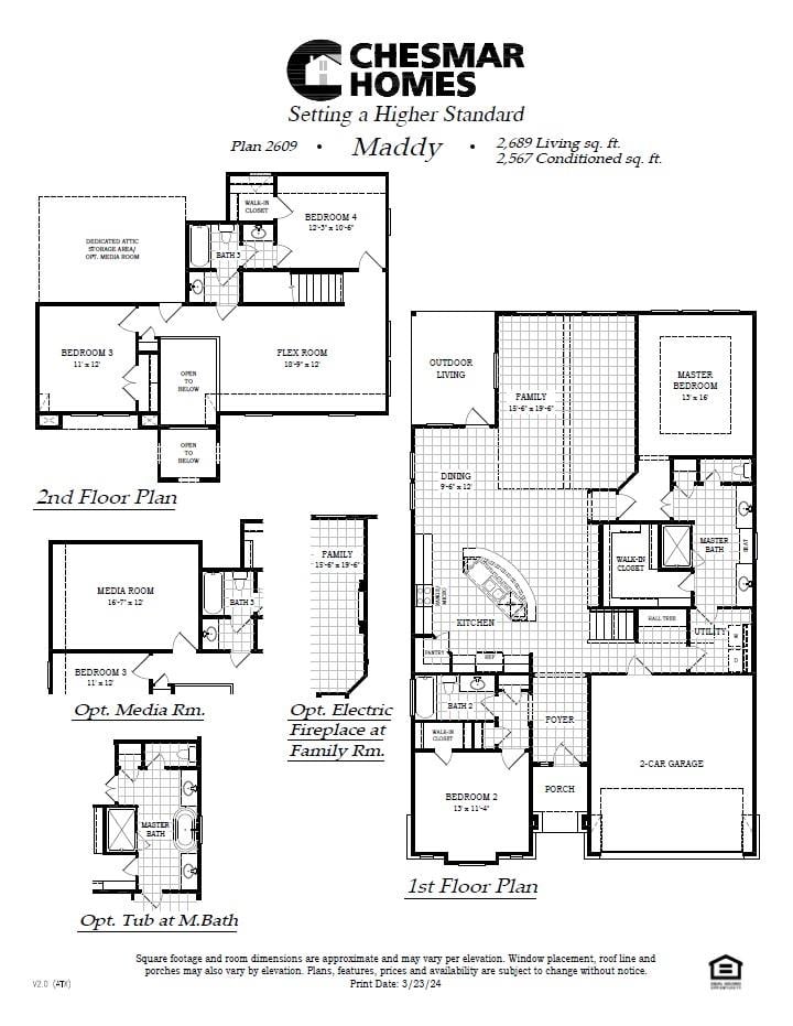 Living area at 329 Oak Blossom Rd - 4 bed 3 bath home