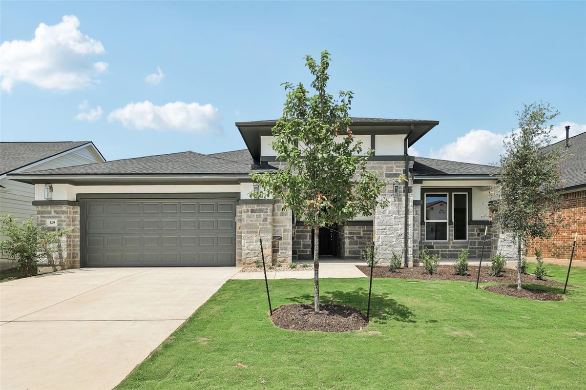 View 329 Sweeping Sage Ln in Kissing Tree 329 Sweeping Sage Ln - front exterior - Luxury home in Kissing Tree, San Marcos, TX