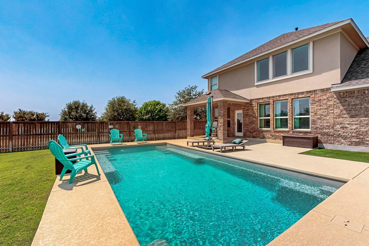 View 3301 Amerigo Place in Paloma Lake 3301 Amerigo Place - front exterior - Luxury home in Paloma Lake, Round Rock, TX