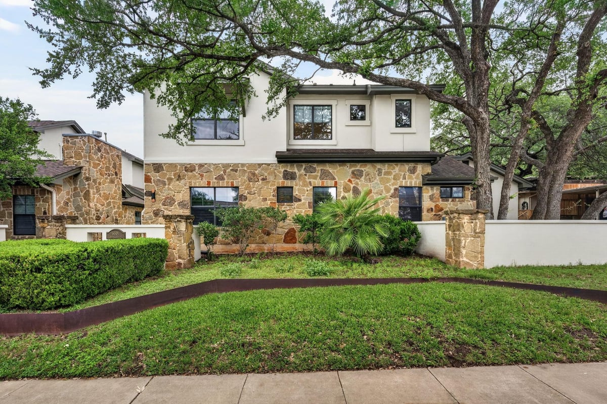 3301 Pecos St Unit #A - front exterior - Luxury home in Pecos Estates Condo Amd, Austin, TX