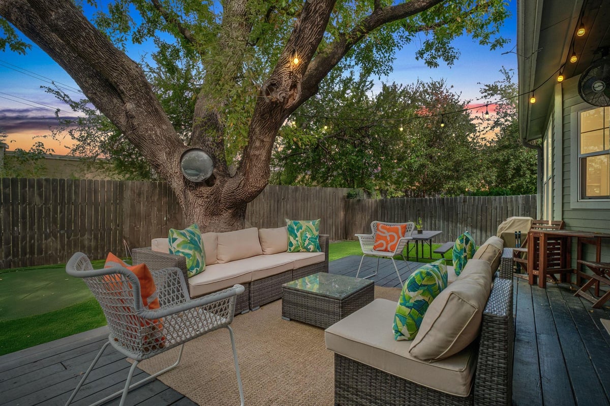 Living area at 3302 Funston St - 4 bed 2 bath home