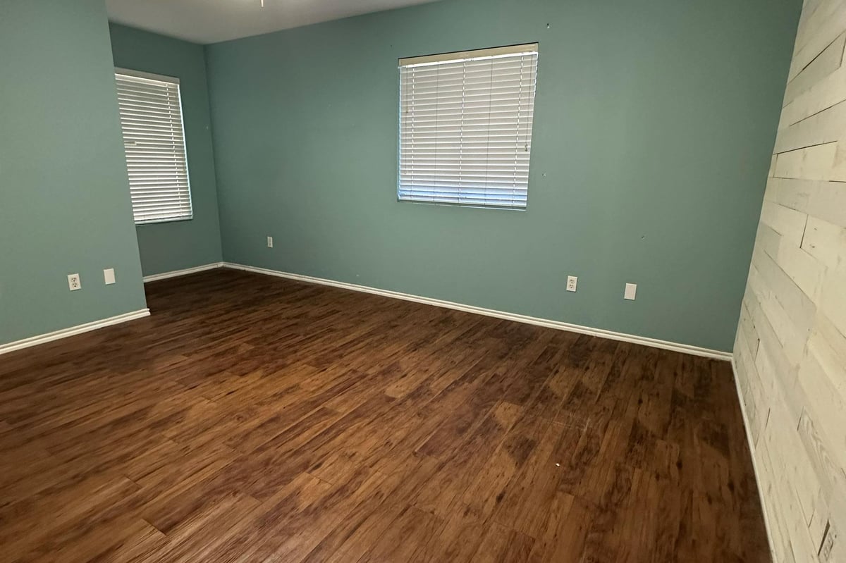 Primary bedroom at 3309 Crownover St - 3 bed 2 bath home