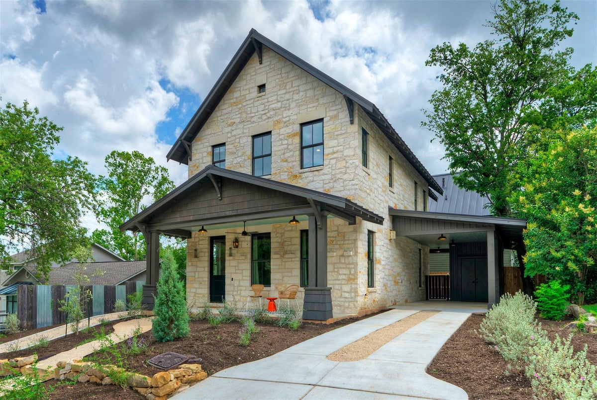 View 3309 Larry LN Unit #1 in Cherrywood 3309 Larry LN Unit #1 - front exterior - Luxury home in Cherrywood, Austin, TX