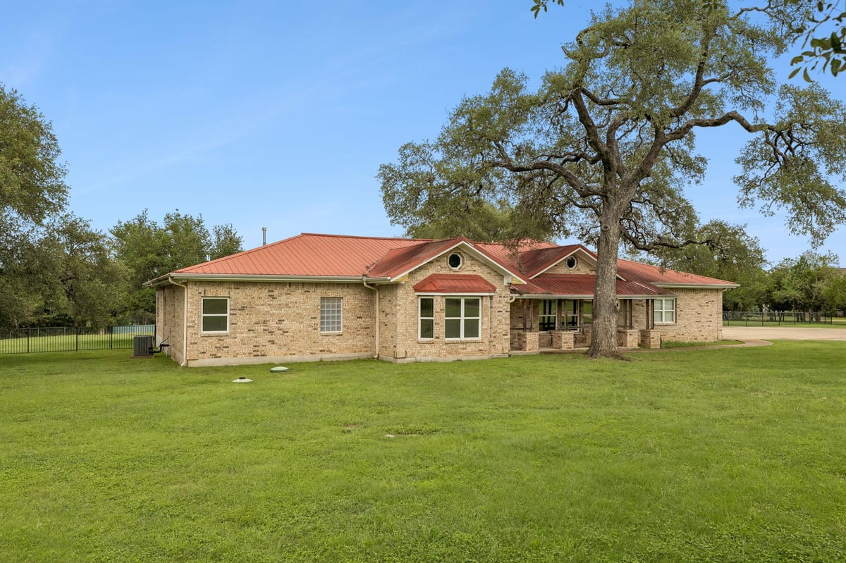 View 331 Mourning Dove LN in Oak Forest Sec 2 331 Mourning Dove LN - front exterior - Luxury home in Oak Forest Sec 2, Buda, TX