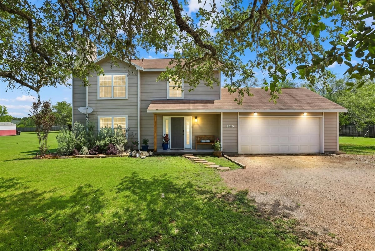 View 3310 Lime Kiln RD in The Woodlands 3310 Lime Kiln RD - front exterior - Luxury home in The Woodlands, San Marcos, TX