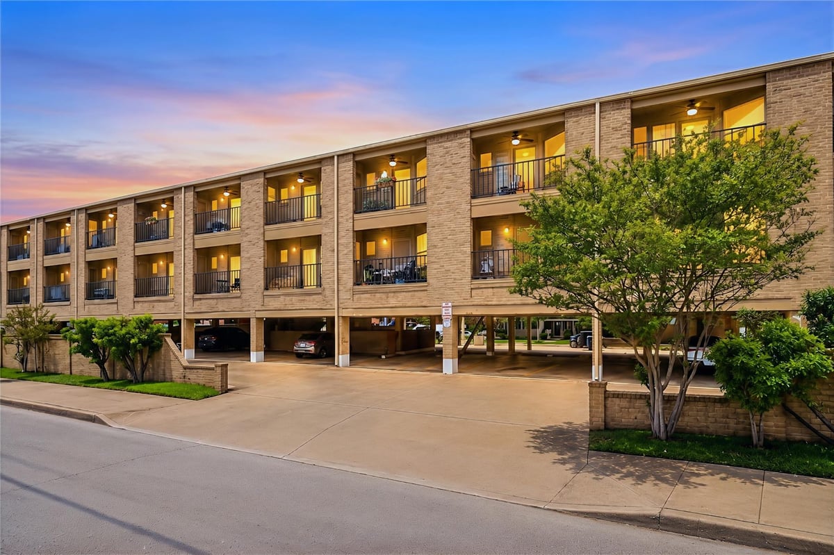 View 3316 Guadalupe ST Unit #213 in Guadalupe Square Condo 3316 Guadalupe ST Unit #213 - front exterior - Luxury home in Guadalupe Square Condo, Austin, TX