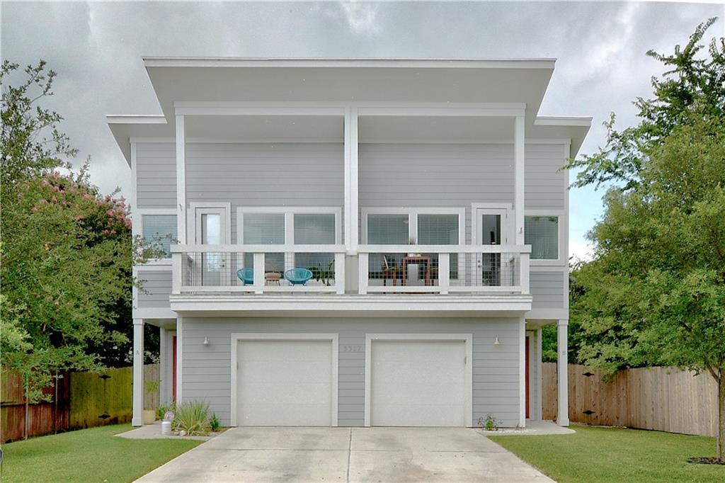 View 3317 Blumie St Unit #B in Blumie Condominiums 3317 Blumie St Unit #B - front exterior - Luxury home in Blumie Condominiums, Austin, TX