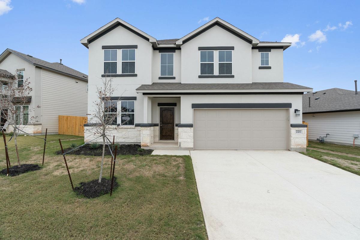 View 332 Stellar Wind DR in Omega Ranch Ph 2 North 332 Stellar Wind DR - front exterior - Luxury home in Omega Ranch Ph 2 North, Georgetown, TX