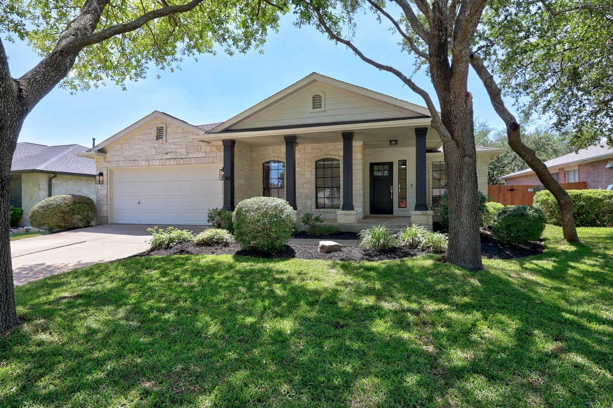 View 3322 Cantera WAY in Preserve At Stone Oak Ph 2 Sec 2 3322 Cantera WAY - front exterior - Luxury home in Preserve At Stone Oak Ph 2 Sec 2, Round Rock, TX