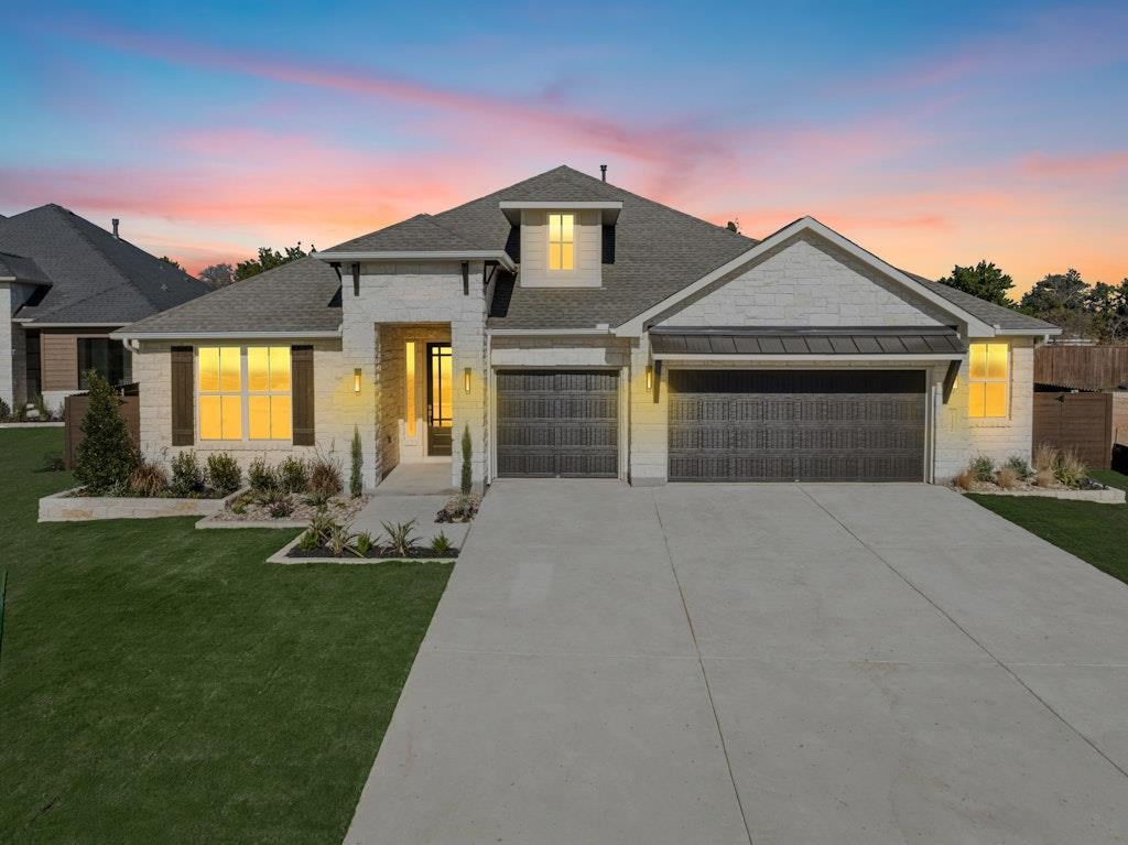 View 3332 Emerald Lake Path in Riverstone 3332 Emerald Lake Path - front exterior - Luxury home in Riverstone, Georgetown, TX