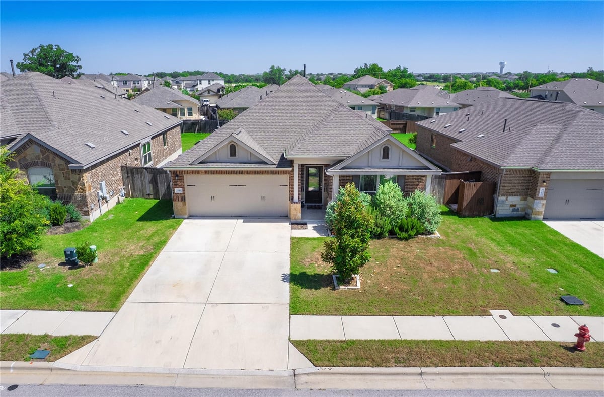 View 3348 Lauren Nicole LN in Madsen Ranch 3348 Lauren Nicole LN - front exterior - Luxury home in Madsen Ranch, Round Rock, TX