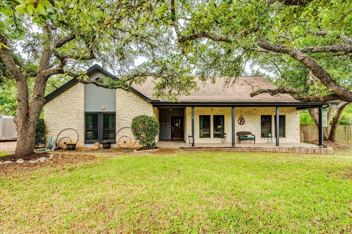 View 336 Primrose DR in Village At Meadow Woods 336 Primrose DR - front exterior - Luxury home in Village At Meadow Woods, Kyle, TX