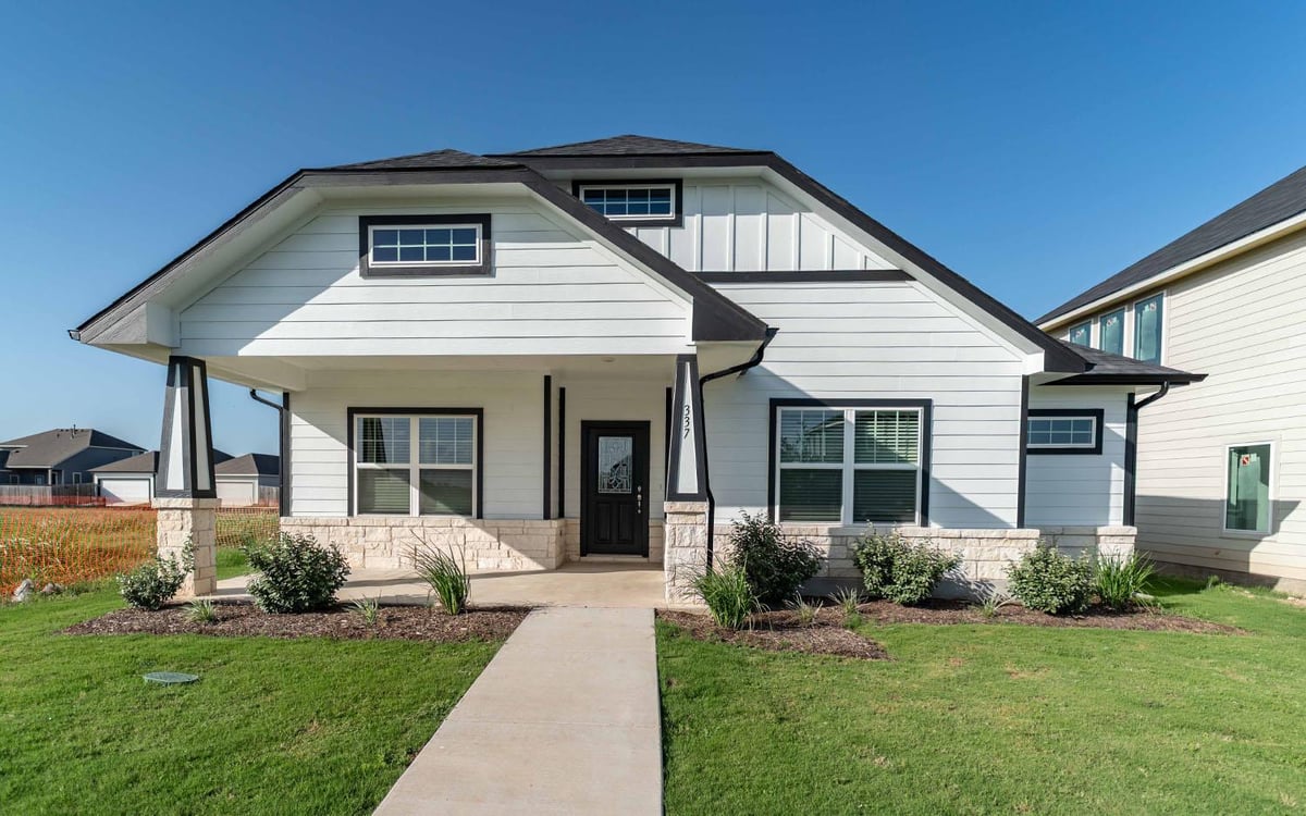 View 337 Yosemite Dr in Paramount 337 Yosemite Dr - front exterior - Luxury home in Paramount, Kyle, TX