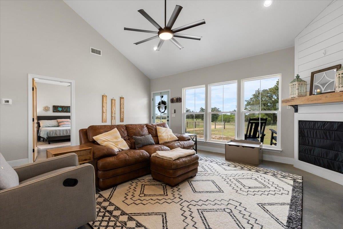 Living area at 3389 Sparta Field Rd - 3 bed 2 bath home