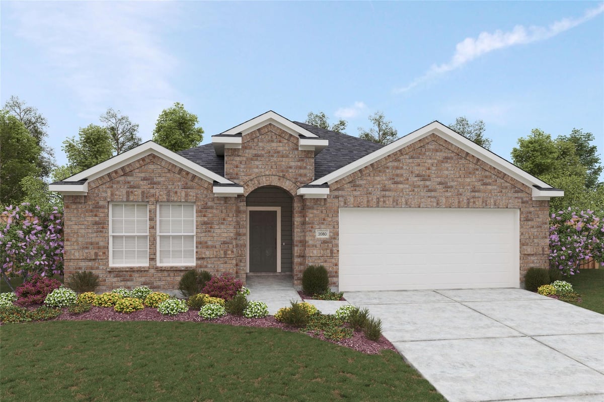 View 339 Mustang Bnd in Opal Ranch 339 Mustang Bnd - front exterior - Luxury home in Opal Ranch, Kyle, TX
