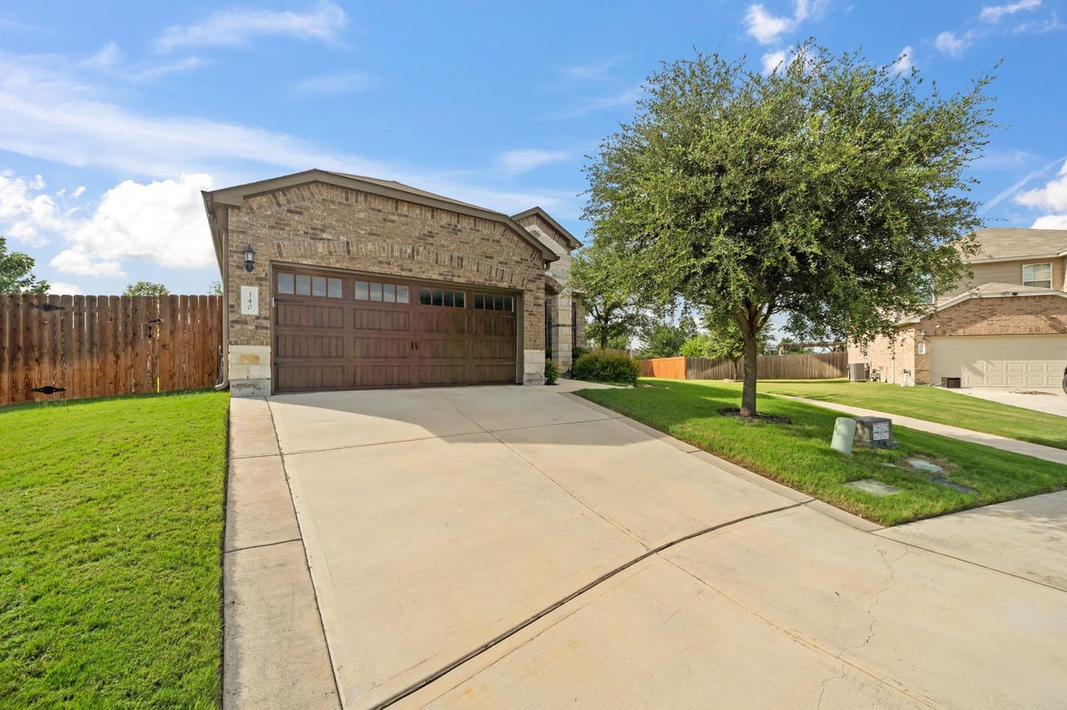 View 340 Nectar DR in Sunfield Ph Two Sec Ten 340 Nectar DR - front exterior - Luxury home in Sunfield Ph Two Sec Ten, Buda, TX