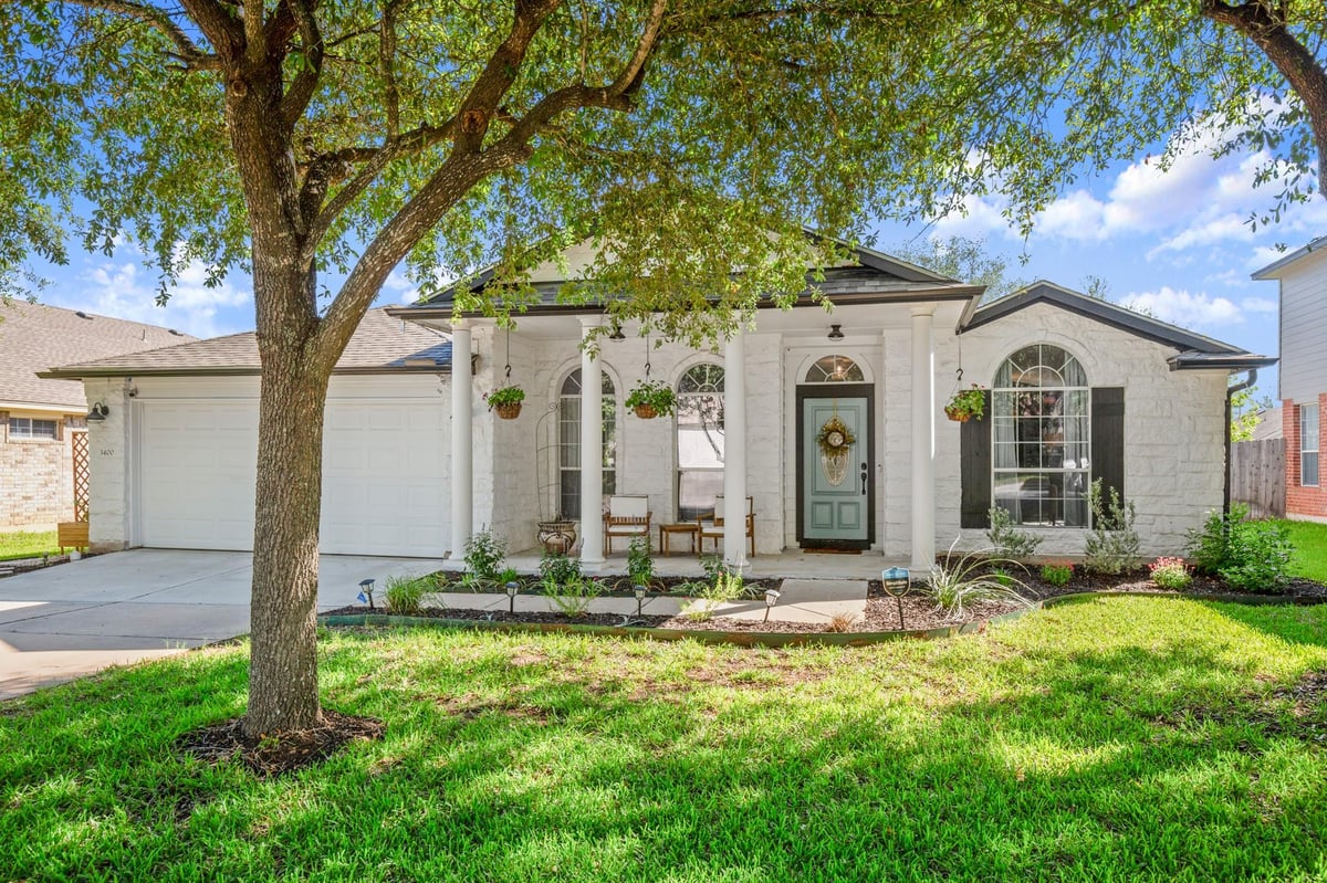 View 3400 Lynnbrook Dr in Bauerle Ranch 3400 Lynnbrook Dr - front exterior - Luxury home in Bauerle Ranch, Austin, TX