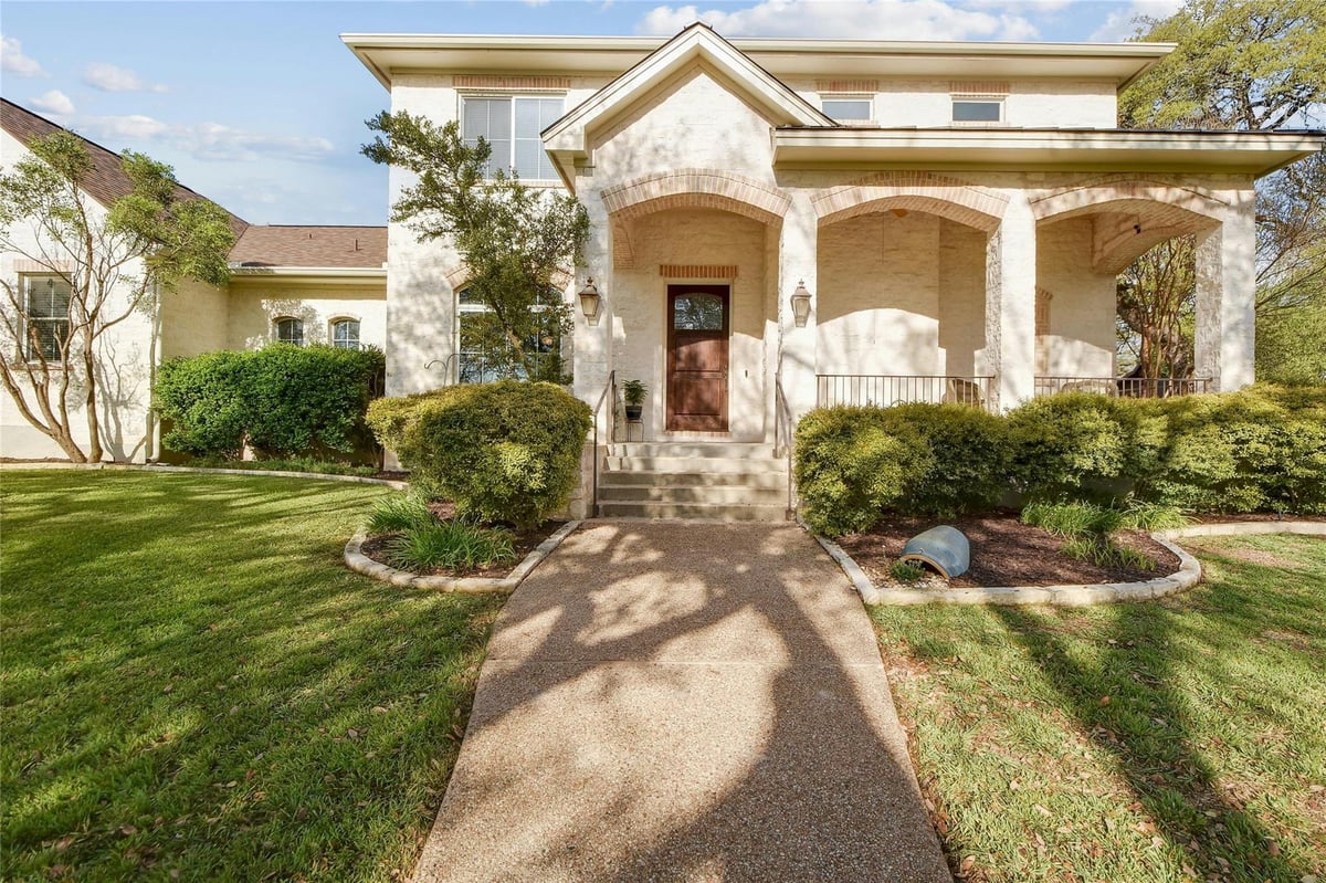 View 3404 Beartree Cir in Briarpatch 3404 Beartree Cir - front exterior - Luxury home in Briarpatch, Austin, TX