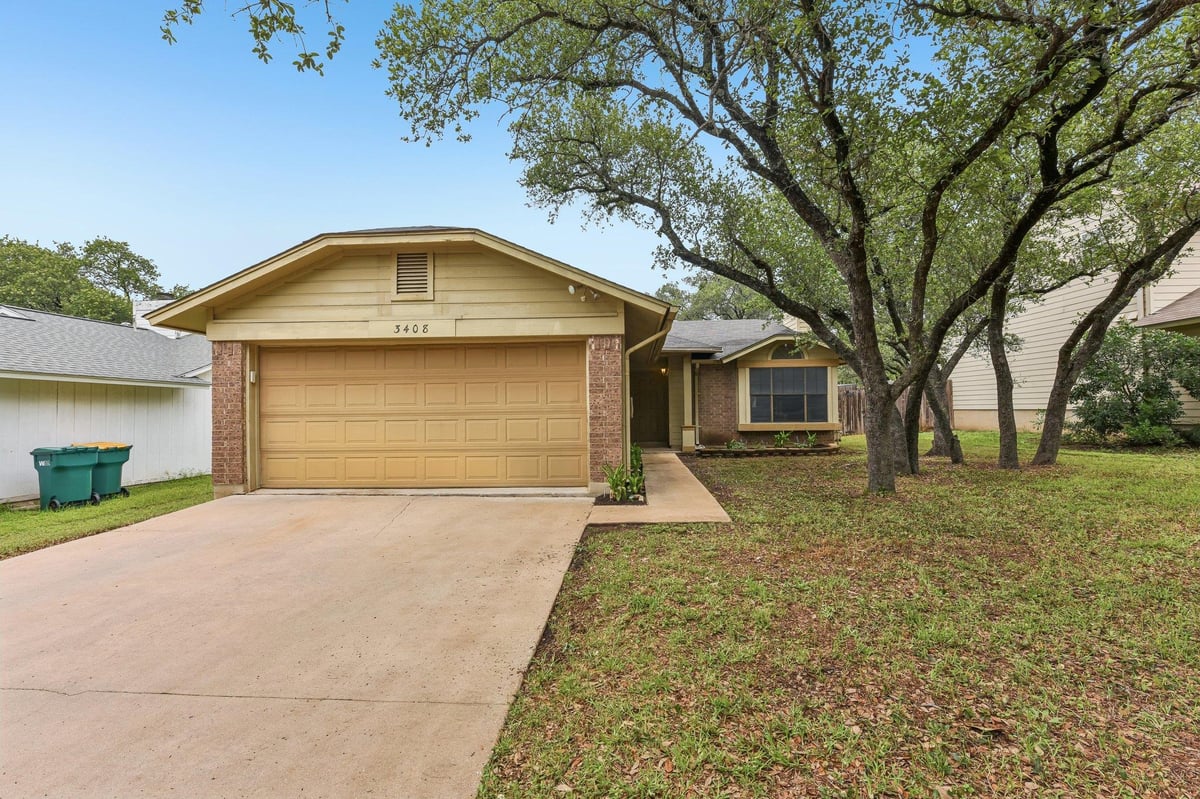 View 3408 Larkspur WAY in Anderson Mill West Sec 01 3408 Larkspur WAY - front exterior - Luxury home in Anderson Mill West Sec 01, Cedar Park, TX